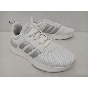 Adidas Women's Racer TR21 Running Shoes H00647 White Matte Silver Sz‎ 6